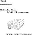 Icon of LC-SX1U Owners Manual